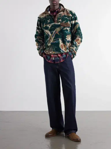 Polo Ralph Lauren Camouflage-Print Flannel Sweater - Men | Thumbnail 2