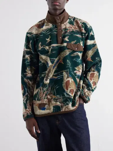 Polo Ralph Lauren Camouflage-Print Flannel Sweater - Men | Thumbnail 3