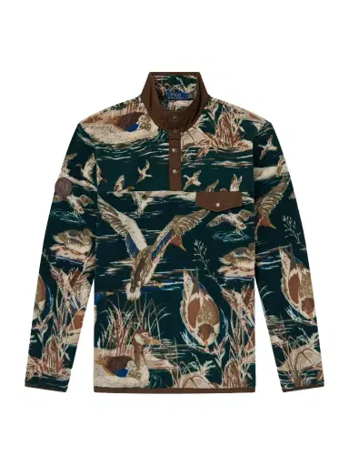 Polo Ralph Lauren Camouflage-Print Flannel Sweater - Men | Thumbnail 1