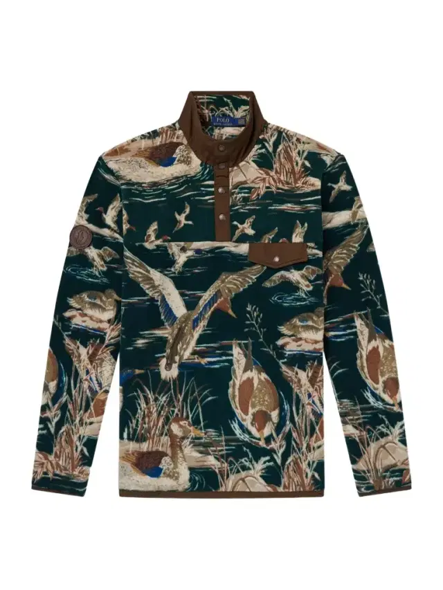 Polo Ralph Lauren Camouflage-Print Flannel Sweater - Men