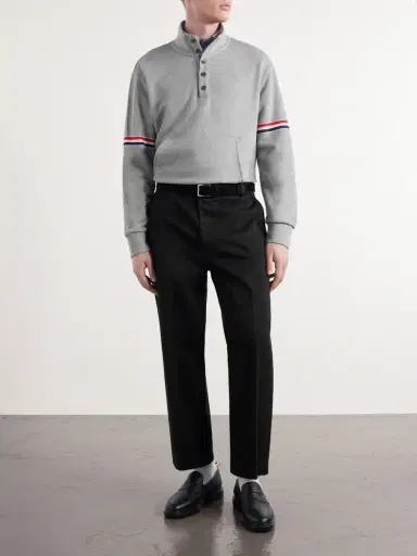Thom Browne Cotton-Piqué Sweatshirt - Men | Thumbnail 2 Thom Browne Cotton-Piqué Sweatshirt - Men | Thumbnail 2