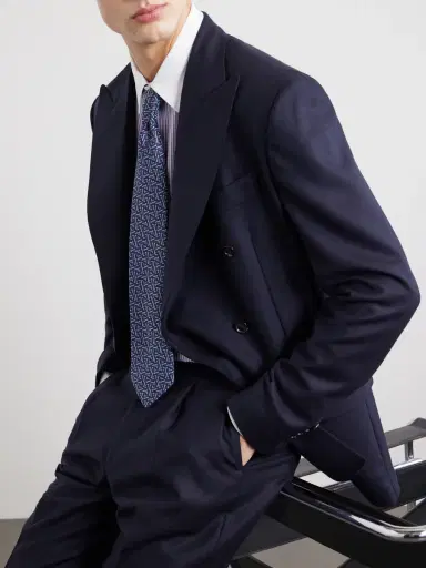 De Petrillo Sorrento Wool-Twill Suit Jacket - Men | Thumbnail 5 De Petrillo Sorrento Wool-Twill Suit Jacket - Men | Thumbnail 5