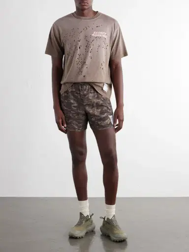 Satisfy Straight-Leg Logo-Appliquéd 5" Space‑O™ Shorts - Men | Thumbnail 2 Satisfy Straight-Leg Logo-Appliquéd 5" Space‑O™ Shorts - Men | Thumbnail 2
