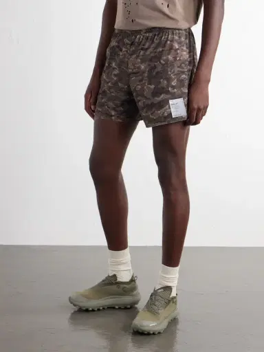 Satisfy Straight-Leg Logo-Appliquéd 5" Space‑O™ Shorts - Men | Thumbnail 3 Satisfy Straight-Leg Logo-Appliquéd 5" Space‑O™ Shorts - Men | Thumbnail 3