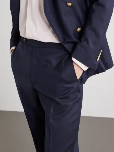 De Petrillo Tapered Virgin Wool Suit Trousers - Men | Thumbnail 5 De Petrillo Tapered Virgin Wool Suit Trousers - Men | Thumbnail 5