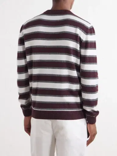 ELEVENTY Striped Cashmere Sweater - Men | Thumbnail 4 ELEVENTY Striped Cashmere Sweater - Men | Thumbnail 4