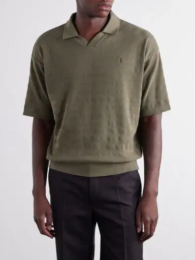 Polo Ralph Lauren Logo-Embroidered Textured-Cotton Polo Shirt - Men | Thumbnail 3 Polo Ralph Lauren Logo-Embroidered Textured-Cotton Polo Shirt - Men | Thumbnail 3