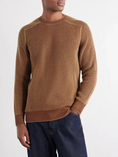 Sease Dinghy Ribbed Cashmere Sweater - Men | Thumbnail 3 Sease Dinghy Ribbed Cashmere Sweater - Men | Thumbnail 3