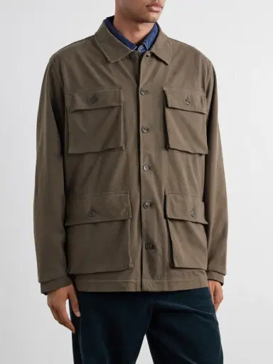 Polo Ralph Lauren Cotton-Moleskin Overshirt - Men | Thumbnail 3