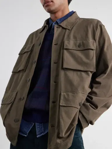 Polo Ralph Lauren Cotton-Moleskin Overshirt - Men | Thumbnail 5