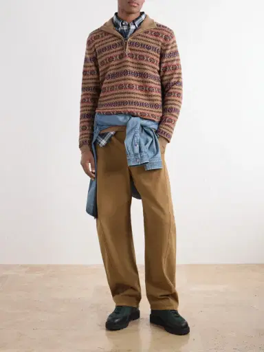 Polo Ralph Lauren Logo-Embroidered Wool Half-Zip Sweater - Men | Thumbnail 2
