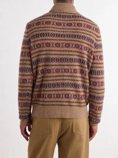 Polo Ralph Lauren Logo-Embroidered Wool Half-Zip Sweater - Men | Thumbnail 4