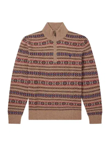 Polo Ralph Lauren Logo-Embroidered Wool Half-Zip Sweater - Men | Thumbnail 1