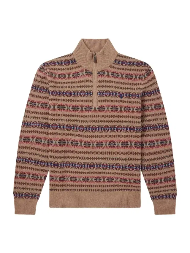 Polo Ralph Lauren Logo-Embroidered Wool Half-Zip Sweater - Men