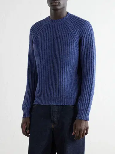 Sease Ribbed Cashmere Sweater - Men | Thumbnail 3