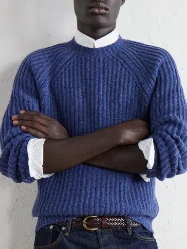 Sease Ribbed Cashmere Sweater - Men | Thumbnail 5