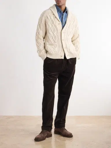 Polo Ralph Lauren Cable-Knit Cotton Cardigan - Men | Thumbnail 2 Polo Ralph Lauren Cable-Knit Cotton Cardigan - Men | Thumbnail 2