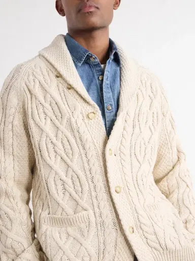 Polo Ralph Lauren Cable-Knit Cotton Cardigan - Men | Thumbnail 5 Polo Ralph Lauren Cable-Knit Cotton Cardigan - Men | Thumbnail 5