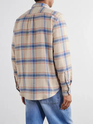 Portuguese Flannel Serena Checked Cotton-Flannel Shirt - Men | Thumbnail 4 Portuguese Flannel Serena Checked Cotton-Flannel Shirt - Men | Thumbnail 4