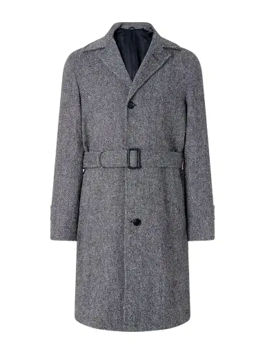 De Petrillo Petrucci Belted Wool and Cashmere-Blend Tweed Coat - Men | Thumbnail 1 De Petrillo Petrucci Belted Wool and Cashmere-Blend Tweed Coat - Men | Thumbnail 1