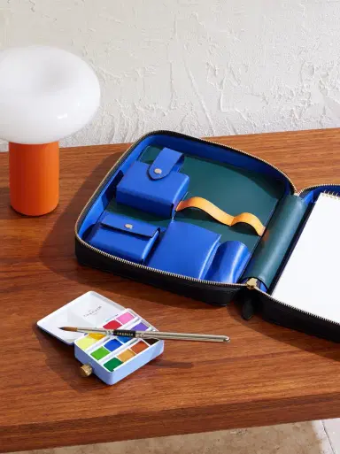 Smythson Panama Cross-Grain Leather Artist Folio Stationary Set - Men | Thumbnail 2 Smythson Panama Cross-Grain Leather Artist Folio Stationary Set - Men | Thumbnail 2