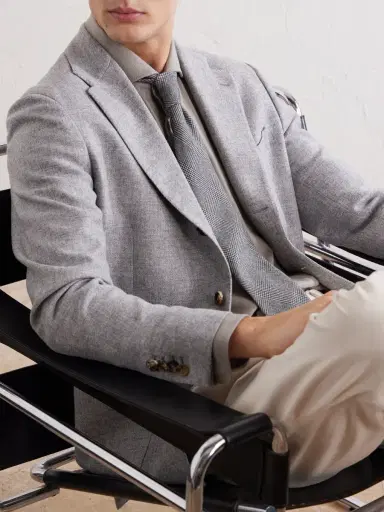 De Petrillo Posillipo Wool and Cashmere-Blend Blazer - Men | Thumbnail 5 De Petrillo Posillipo Wool and Cashmere-Blend Blazer - Men | Thumbnail 5