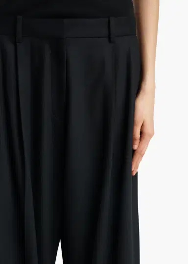 Khaite August Pant In Black Wool | Thumbnail 6 Khaite August Pant In Black Wool | Thumbnail 6