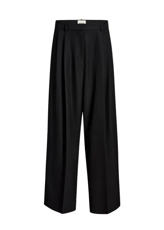 Khaite August Pant In Black Wool