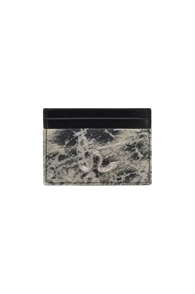 Roberto Cavalli Card Holder with Jaguar Print