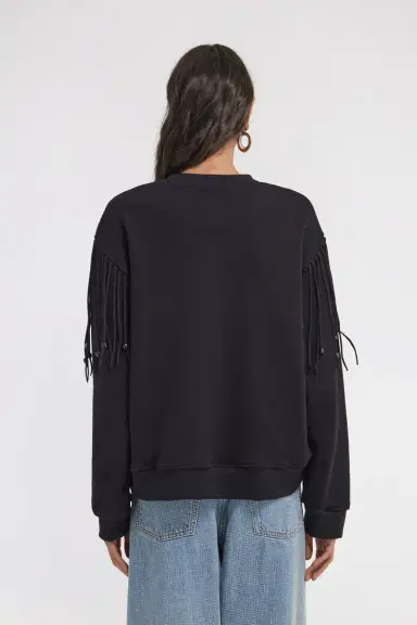Roberto Cavalli Sweatshirt with Fringe | Thumbnail 3