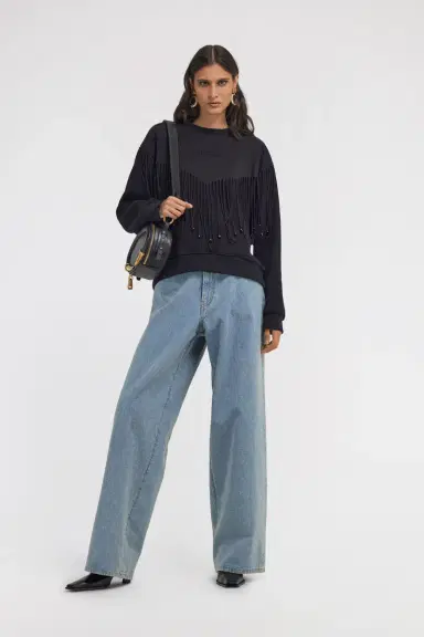 Roberto Cavalli Sweatshirt with Fringe | Thumbnail 5