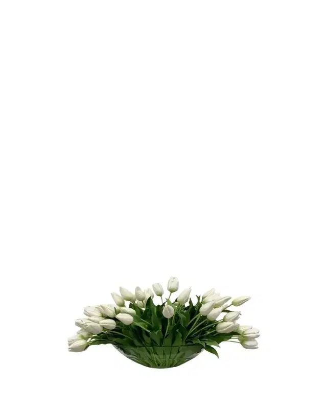 Winward Home Tulip Mix in Glass Bowl