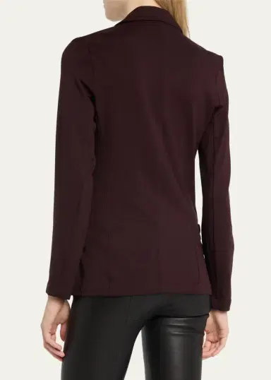 MAJESTIC FILATURES French Terry One-Button Blazer | Thumbnail 3 MAJESTIC FILATURES French Terry One-Button Blazer | Thumbnail 3