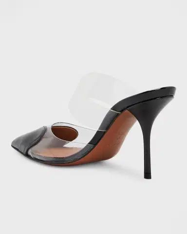 Alaïa Coeur Clear Cap-Toe Mule Pumps | Thumbnail 4