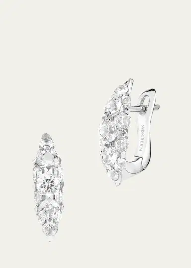 Boghossian 18K White Gold Merveilles Diamond Earrings | Thumbnail 2 Boghossian 18K White Gold Merveilles Diamond Earrings | Thumbnail 2
