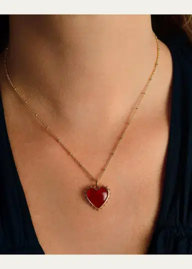 Anabel Aram Jewelry Heart Stone Pendant Necklace | Thumbnail 2 Anabel Aram Jewelry Heart Stone Pendant Necklace | Thumbnail 2
