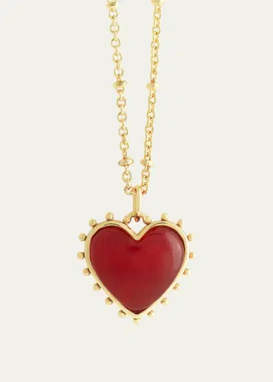 Anabel Aram Jewelry Heart Stone Pendant Necklace | Thumbnail 3 Anabel Aram Jewelry Heart Stone Pendant Necklace | Thumbnail 3