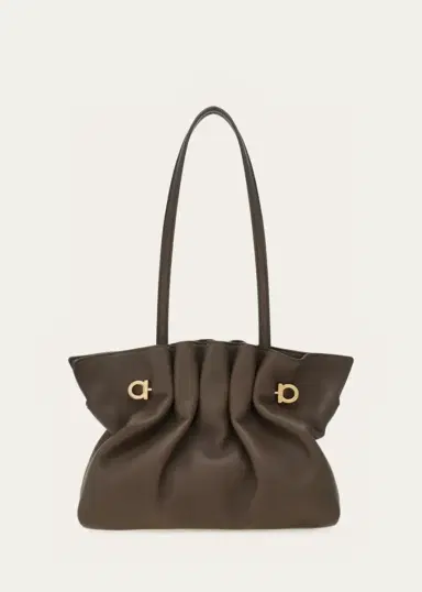 Ferragamo Small Piercing Nappa Leather Shoulder Bag | Thumbnail 3 Ferragamo Small Piercing Nappa Leather Shoulder Bag | Thumbnail 3