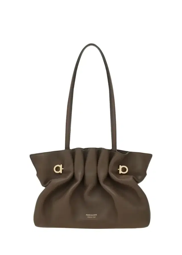 Ferragamo Small Piercing Nappa Leather Shoulder Bag