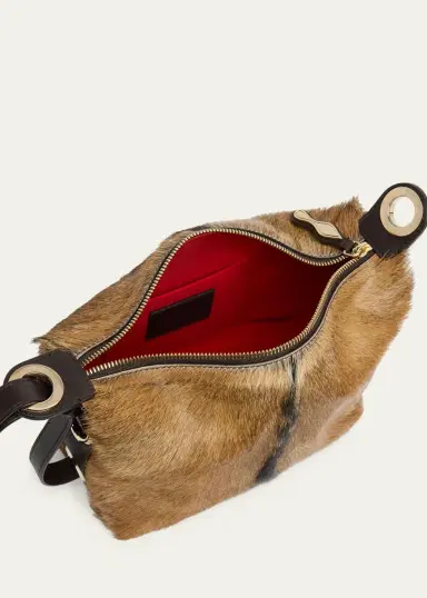 Christian Louboutin Flo Calf Hair Pouch Bag | Thumbnail 3