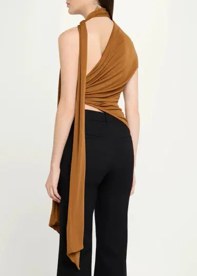 Christopher Esber Vienna Ruched Jersey Scarf Top | Thumbnail 3 Christopher Esber Vienna Ruched Jersey Scarf Top | Thumbnail 3