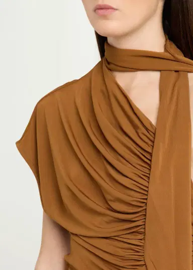 Christopher Esber Vienna Ruched Jersey Scarf Top | Thumbnail 5 Christopher Esber Vienna Ruched Jersey Scarf Top | Thumbnail 5
