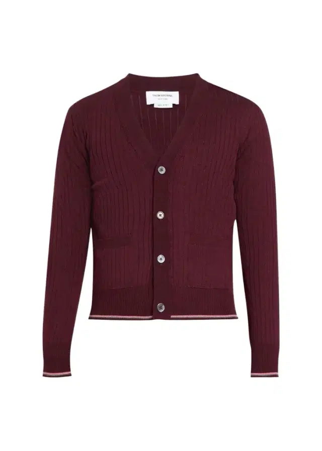 Thom Browne RWB Striped Merino Wool Cardigan