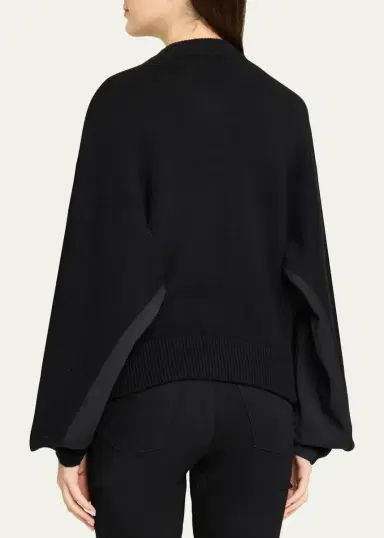 Frame The Contrast Cashmere Cardigan | Thumbnail 3 Frame The Contrast Cashmere Cardigan | Thumbnail 3