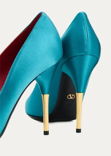 Valentino Garavani Satin Stiletto Pump | Thumbnail 5 Valentino Garavani Satin Stiletto Pump | Thumbnail 5