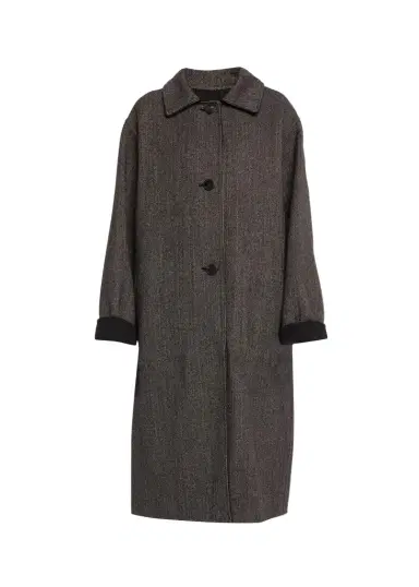 Lafayette 148 New York Oversized Reversible Wool-Cashmere Coat | Thumbnail 1 Lafayette 148 New York Oversized Reversible Wool-Cashmere Coat | Thumbnail 1