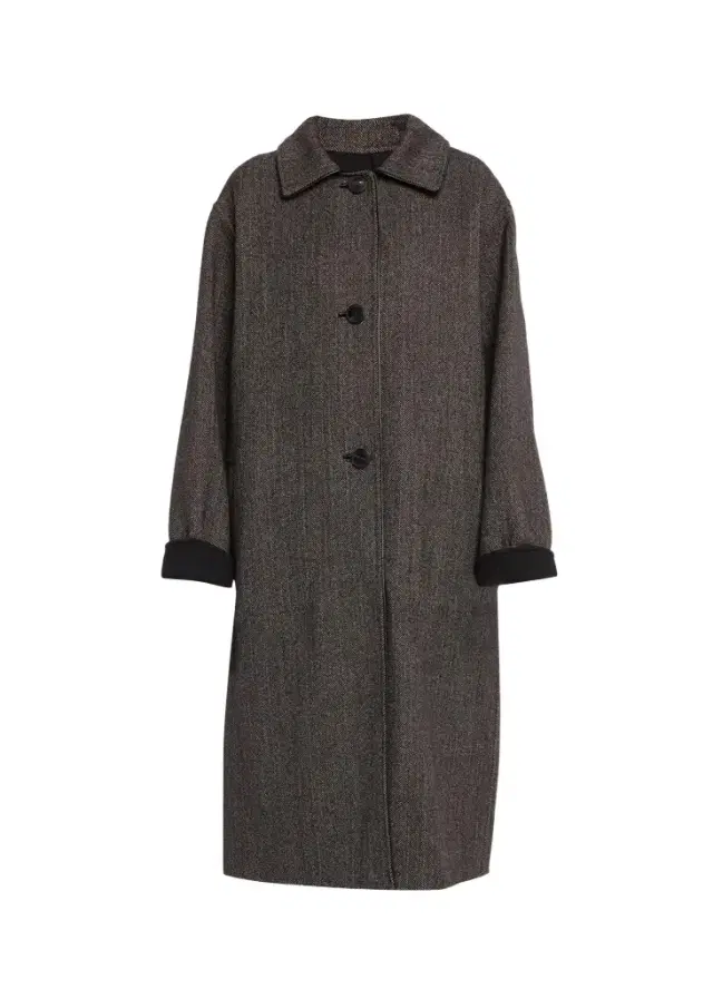 Lafayette 148 New York Oversized Reversible Wool-Cashmere Coat
