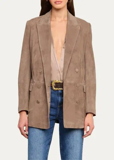 L'Agence Aimee Relaxed Double-Breasted Blazer | Thumbnail 4 L'Agence Aimee Relaxed Double-Breasted Blazer | Thumbnail 4