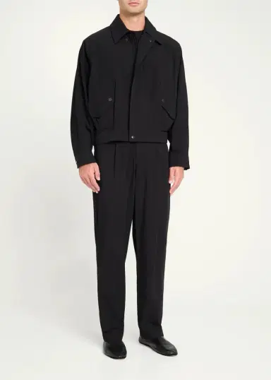 IM MEN Men's Comfort Cotton Full-Zip Jacket | Thumbnail 2 IM MEN Men's Comfort Cotton Full-Zip Jacket | Thumbnail 2