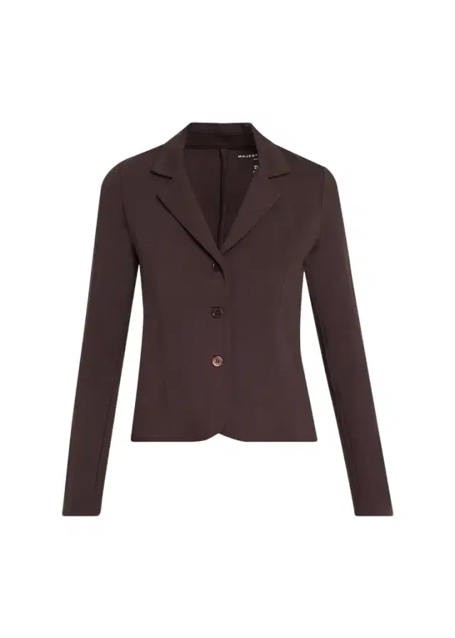 MAJESTIC FILATURES Single-Breasted French Terry Blazer